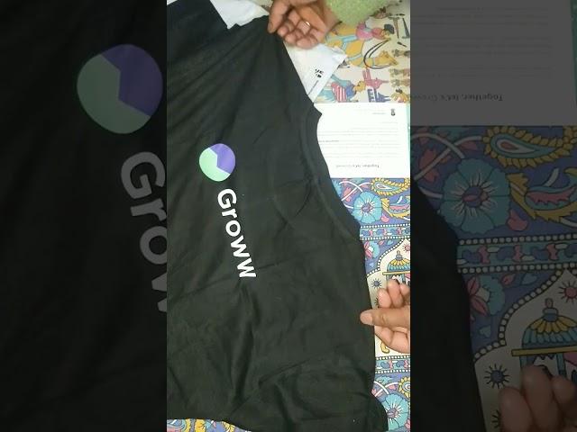 Groww free tshirt for all users link in description #shorts #investment #groww #mutualfunds #stocks