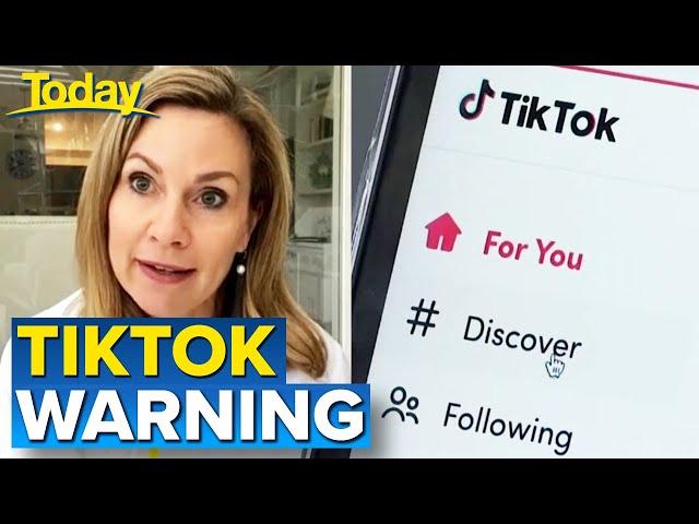 Warning issued over horrific TikTok video targeting children | Today Show Australia