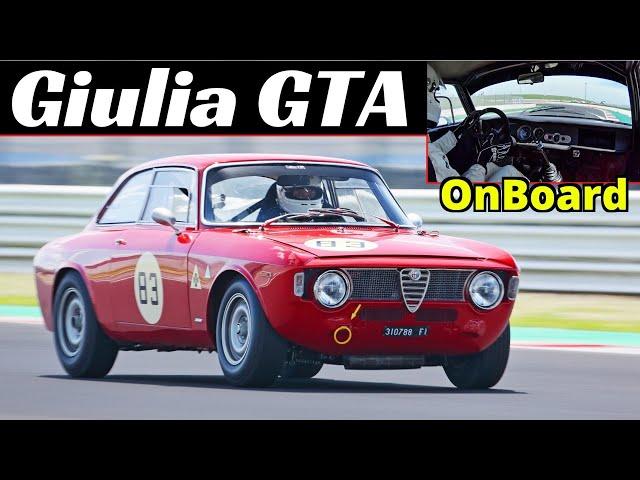 Alfa Romeo Giulia Sprint GTA (1965) Ex Nanni Galli + OnBoard - Kateyama Test Days at Misano Circuit