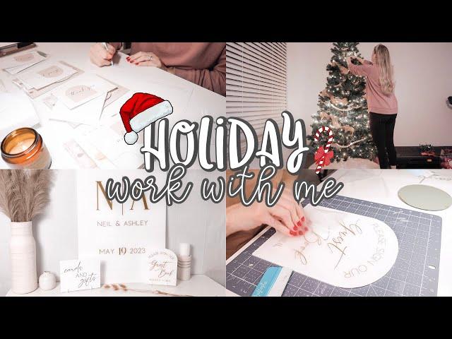 WORK ON ETSY ORDERS WITH ME! Holiday Edition 