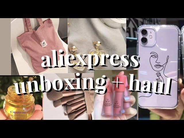 huge aliexpress haul | unboxing + links