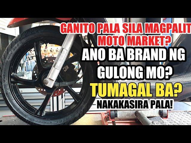 GANITO PALA SLA MAG PALIT NG GULONG SA MOTOMARKET | ANONG BRAND NG GULONG MO | METZELER |