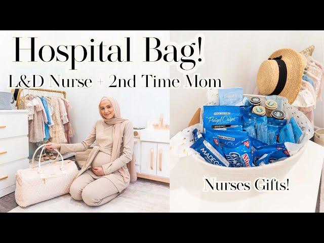 Packing My Hospital Bag Vlog | L&D Nurse & 2nd Time Mom!