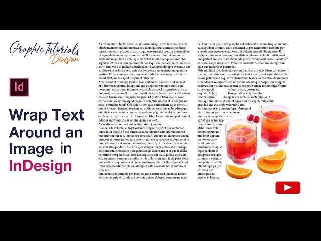 Wrap Text Around an Image in Indesign