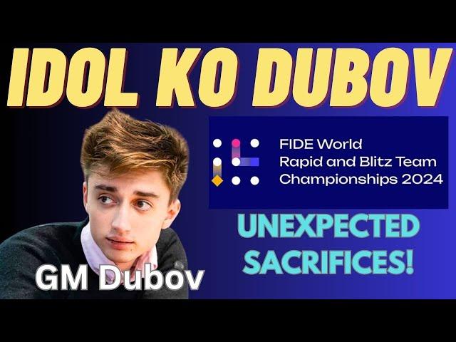 SARAP MANOOD KAPAG DUBOV! CREATIVE GENIUS! Dubov vs Jingyao! World Team 2024