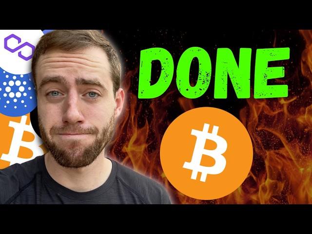 BITCOIN - IT’S ABOUT TO STOP!