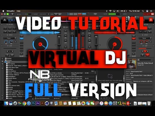 VirtualDJ 8 Pro Infinity Full Mac Tutorial "NB Productions"