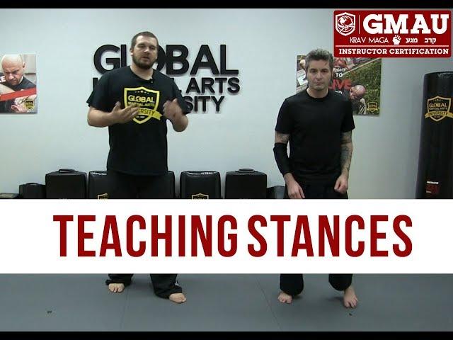 Krav Maga Instructor Course - Teaching Stances
