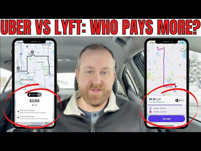 Uber vs Lyft | Who PAYS MORE With Upfront Fares??