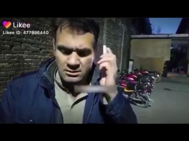 Pakistani man making traffic sound