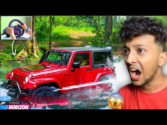 MAHINDRA THAR - HARDEST JUNGLE OFF-ROAD RACE!  FORZA HORIZON 5 - LOGITECH G29