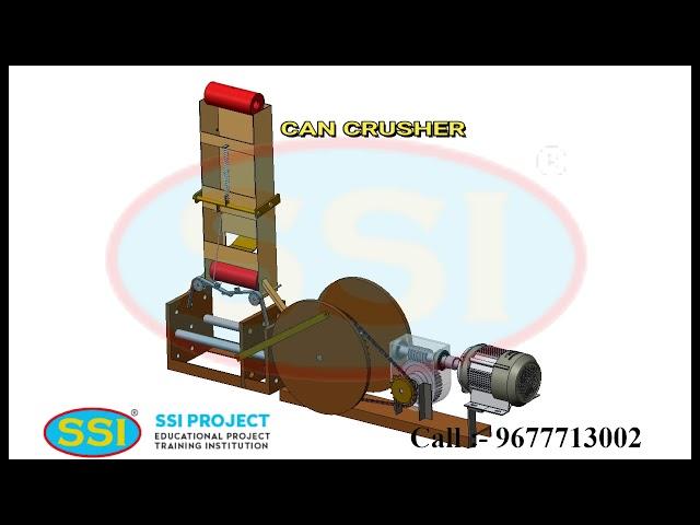 New and Low cost Mechanical Engineering Projects for Students / Can Crusher