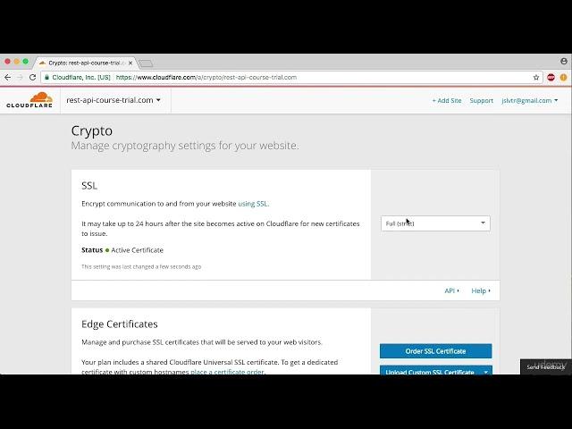 8. Creating our SSL certificate in Cloudflare. #programmer #ssl #cloudflare