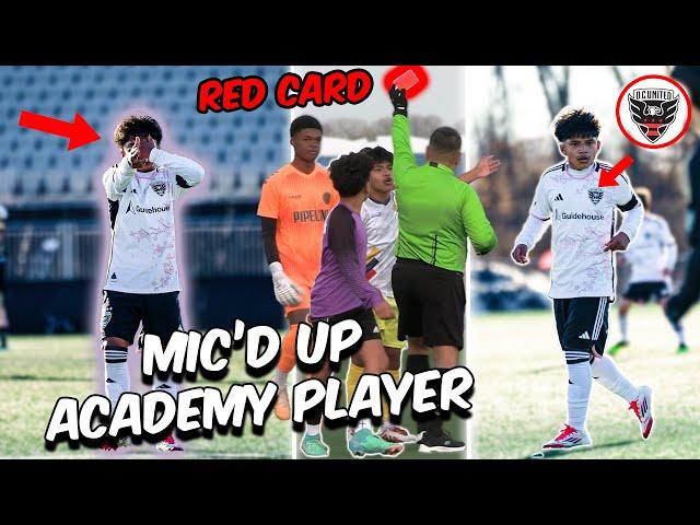 MIC'D UP DC UNITED ACADEMY PLAYER!! *HEATED*