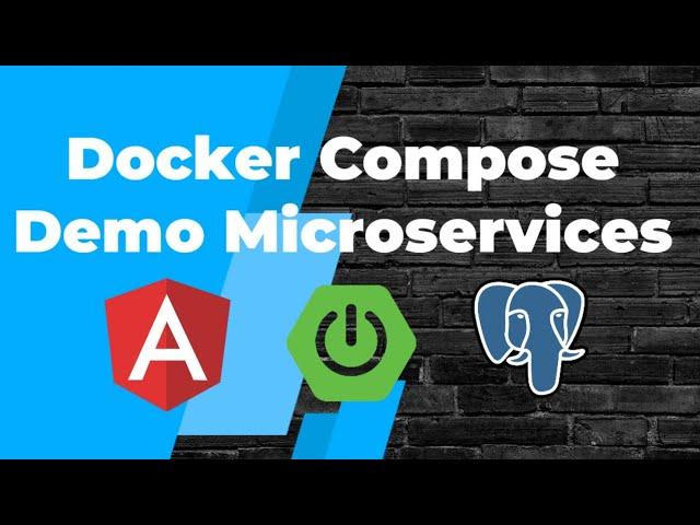 Docker Compose Explained with 3 Microservices (Angular, Spring Boot & PostgreSQL DB) [ DevOps ]