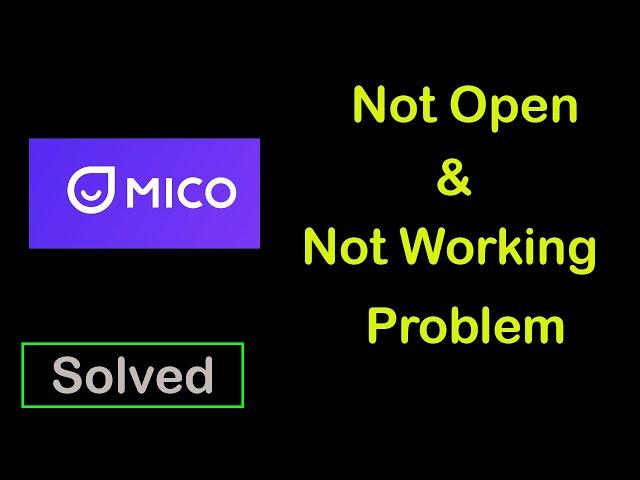 How to Fix Mico Chat app Not working/not opening problem | SP Skywards