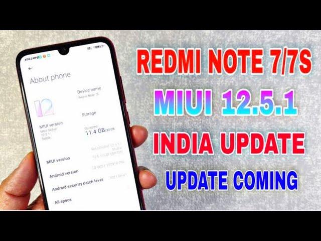 redmi note 7s miui 12.5.1.0 new update | features | india | miui12.5 enhanced | problem | launcher p