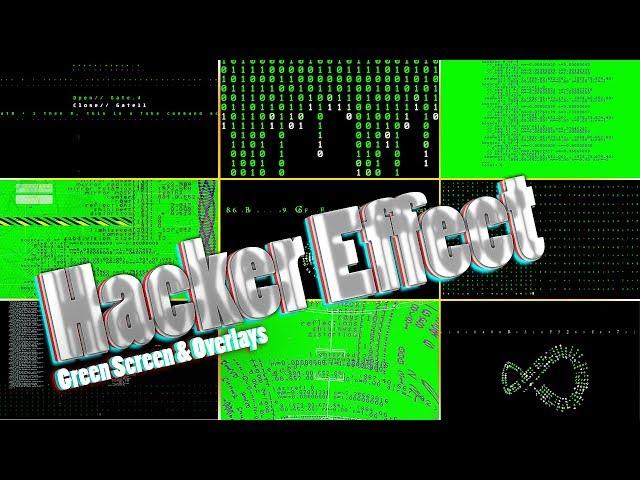 Hacker Effect Green Screen & Overlays | #mvstudio | Chroma Key | Green Screen Video Backgrounds 2020