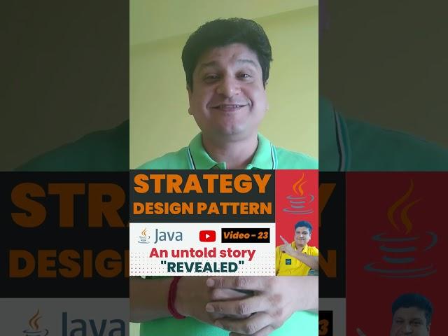 Strategy Design Pattern Tutorial with Java Coding Example for Beginners