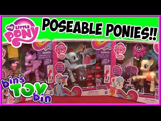 My Little Pony Explore Equestria Poseable Ponies! Twilight Sparkle, Rainbow Dash | Bin's Toy Bin