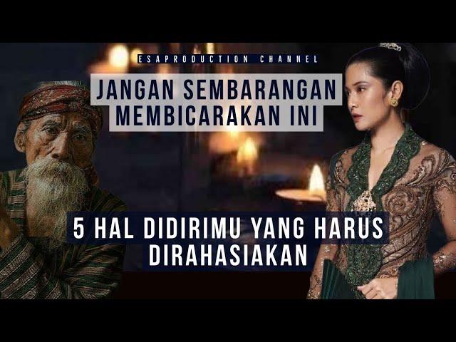 Jangan Bongkar Rahasia ini ~ 5 Hal Dalam dirimu Yang Harus Dirahasiakan