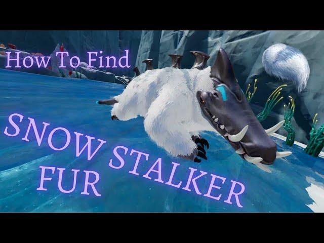 How To Find SNOW STALKER FUR || Subnautica Below Zero