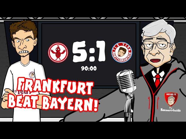 BAYERN MAMBO No 5-1 Frankfurt destroy Munich! (Parody Goals Highlights)