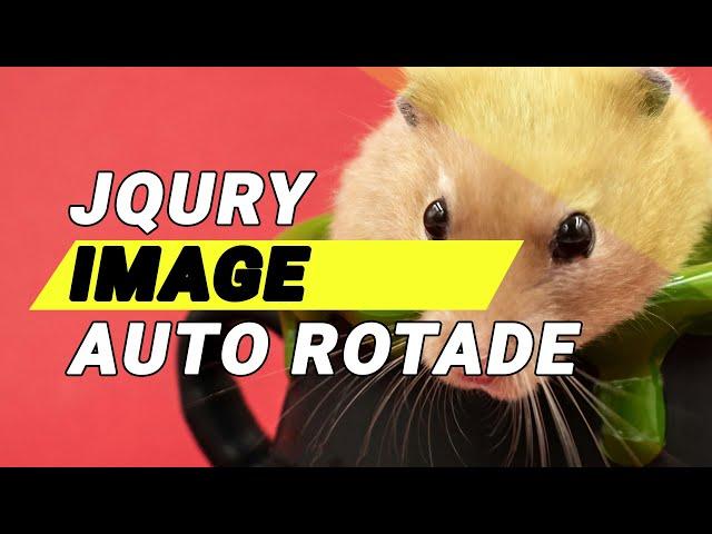 Jquery rotate image animation example