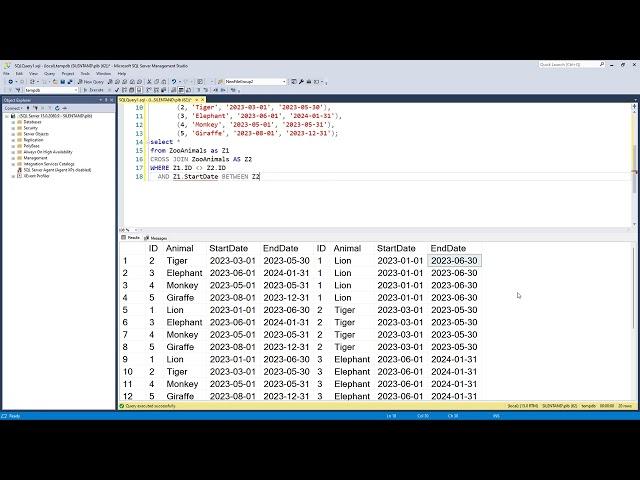 When to use a CROSS JOIN, and grouping rows of text together using the STRING_AGG function.