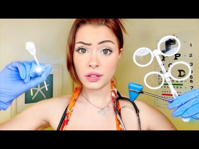 ASMR The UNPROFESSIONAL Doctor 🩺 Medical Exam Cranial Nerve, Eye, Ear, Personal Attention