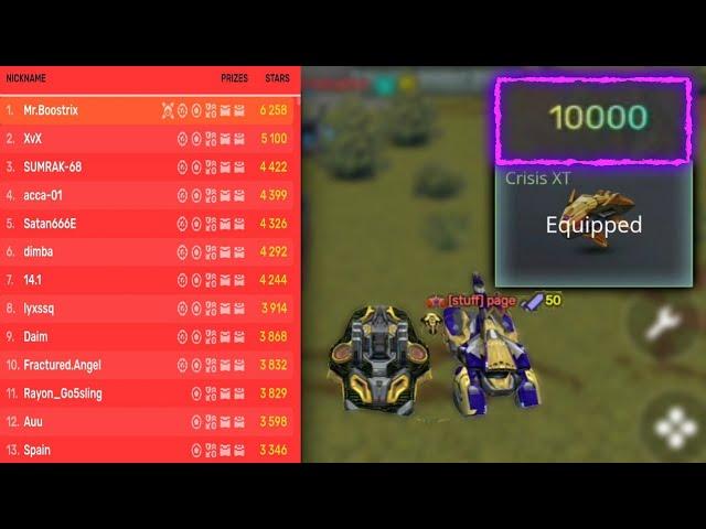 Tanki Online March Challenge Accepted TOP 1 Place by Mr.Boostrix | Crisis XT | Mobile World Record