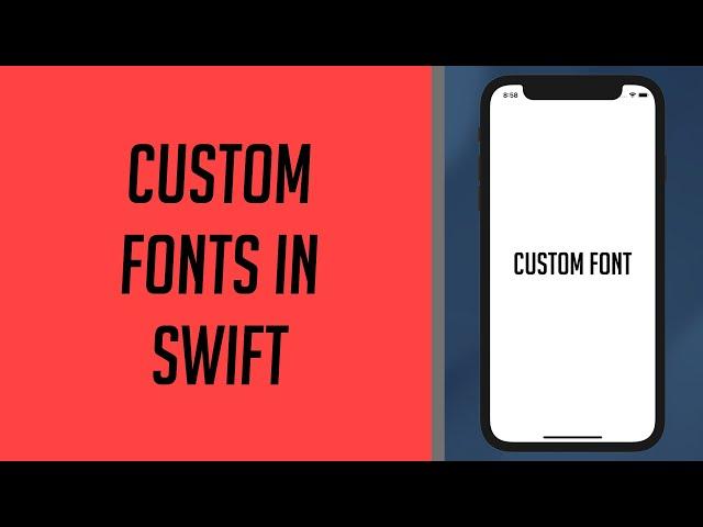 How to use Custom Fonts in Xcode