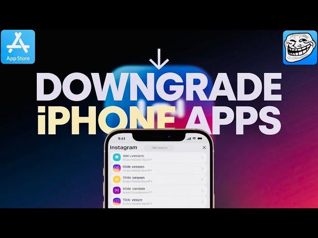 How to Downgrade Apps on iPhone with MuffinStore | TrollStore App Downgrade Tool for iOS