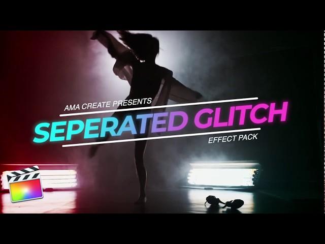 Separated glitch plugin for Final cut pro (free plugin)