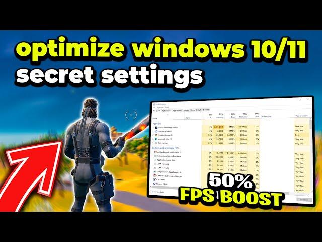 How To QUICKLY Optimize Windows For GAMING FPS BOOST (Windows 10 & Windows 11)