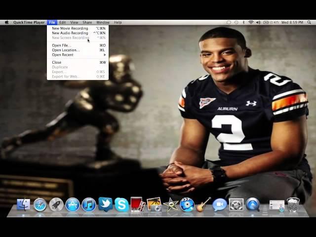 How to Record Your Screen with QuickTime Player with Audio (Mac)