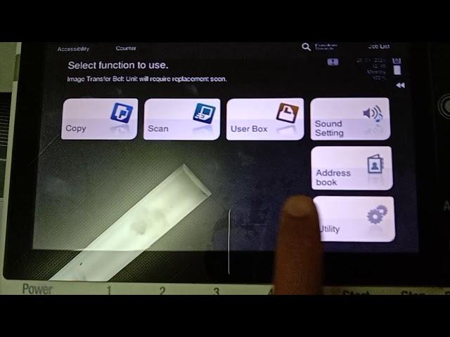 How to Check Counter & Print List Konica Minolta bizhub 367,C658,C287,958,558 Series
