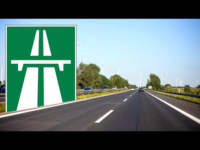 On the highways of Germany by car - POV - feel at the wheel!