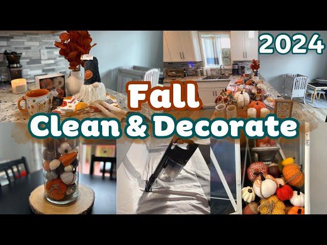 2024 FALL CLEAN & DECORATE WITH ME | SIMPLE DECOR | FALL INSPIRATION 