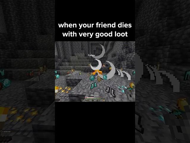 Minecraft Friend Moment