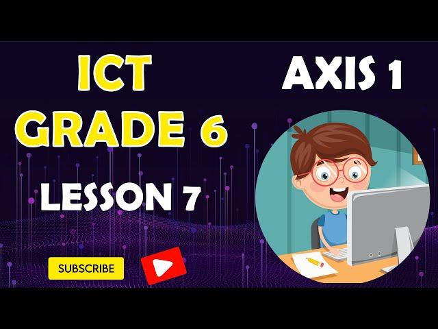 ICT / Grade 6 / First term 2024 / Axis one / lesson 7 / Mobile Operating Systems