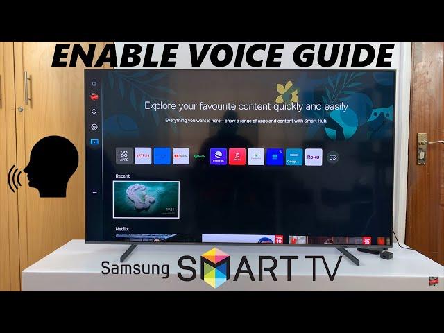 How To Use Voice Guide On Samsung Smart TV