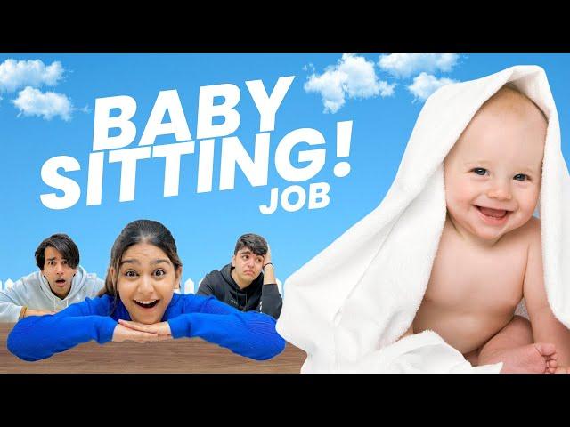 TRYING BABYSITTING JOB WITH MY BROTHER & SISTER | Rimorav Vlogs