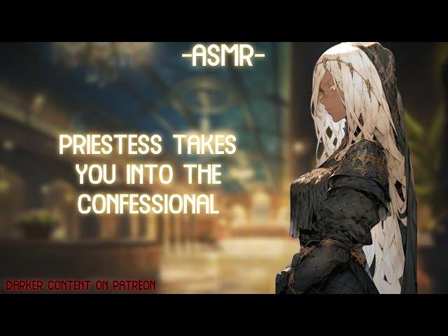 [ASMR] [ROLEPLAY] priestess takes you into the confessional (binaural/F4A)