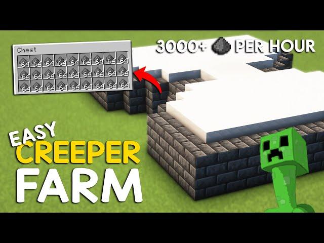 Minecraft Easy Creeper Farm 1.21 Tutorial - 3000+ Gunpowder Per Hour