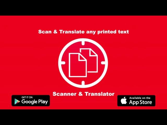 Scan & Translate - image Scanner and Translator