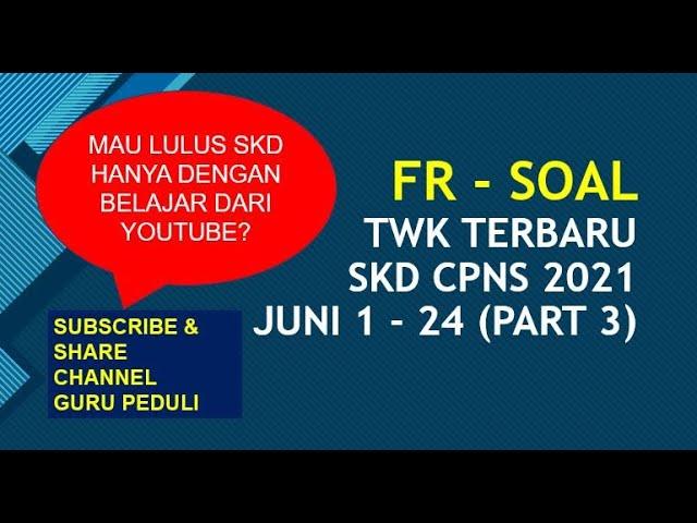 KUMPULAN SOAL TWK TERBARU   FR SKD SEKOLAH KEDINASAN 2021 part 3