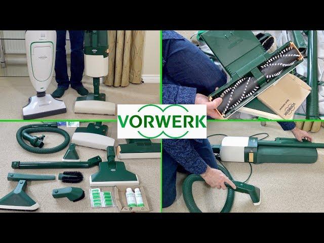 Vintage Vorwerk VK121 Vacuum Cleaner & Tools Unboxing & First Look