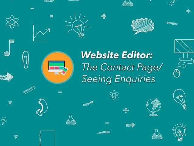 CMS (Website Editor) - The Contact Page