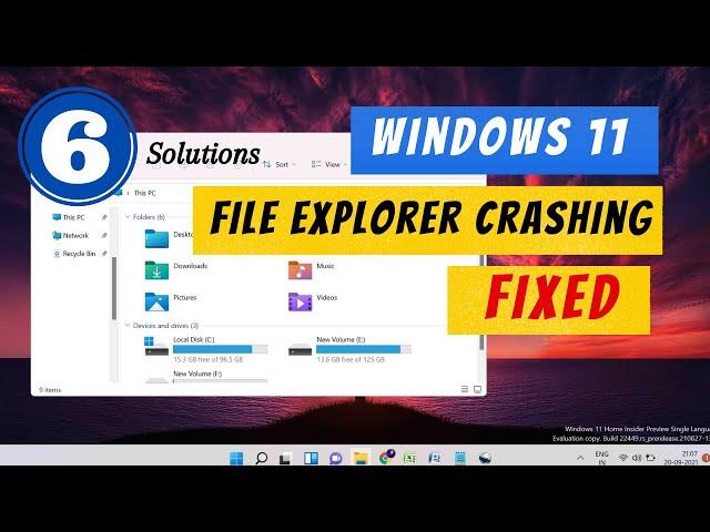 Windows 11 File Explorer Crashing *FIXED* (6 Solutions)